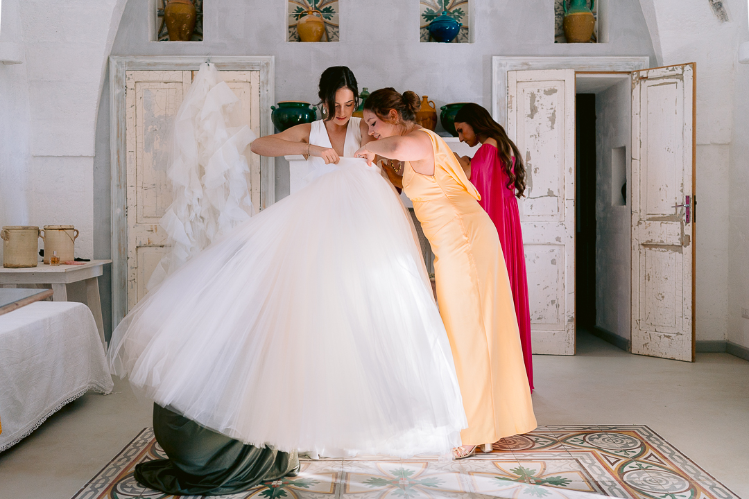 masseria potenti wedding bride preparation